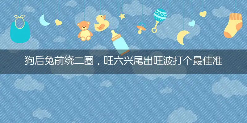 狗后兔前绕二圈,旺六兴尾出旺波